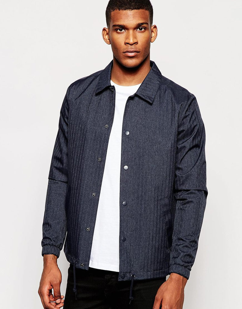 Quilted coach's hot sale trucker jacket